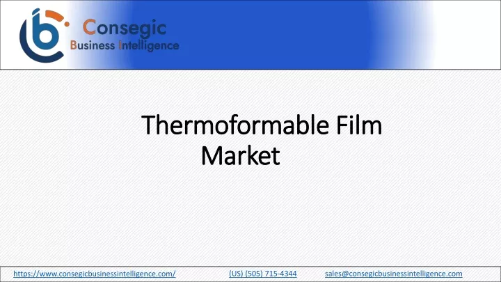 thermoformable film market