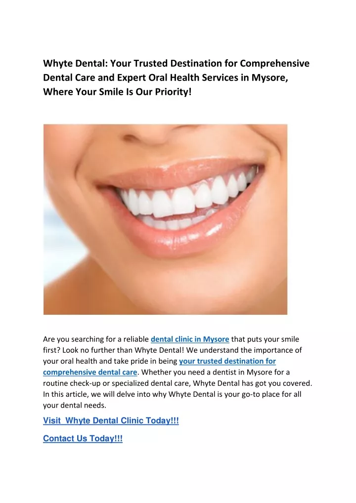 whyte dental your trusted destination