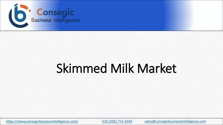 skimmed milk market