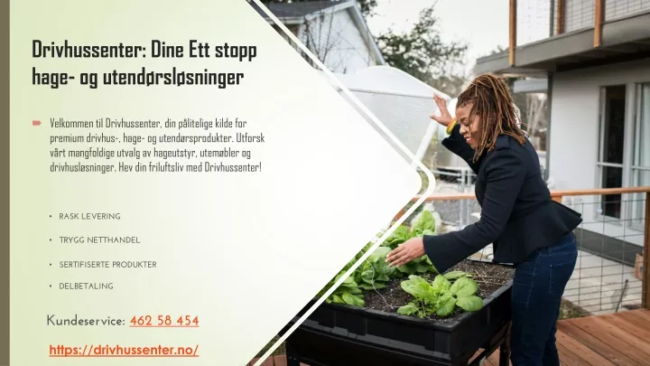 drivhussenter dine ett stopp hage og utend rsl sninger