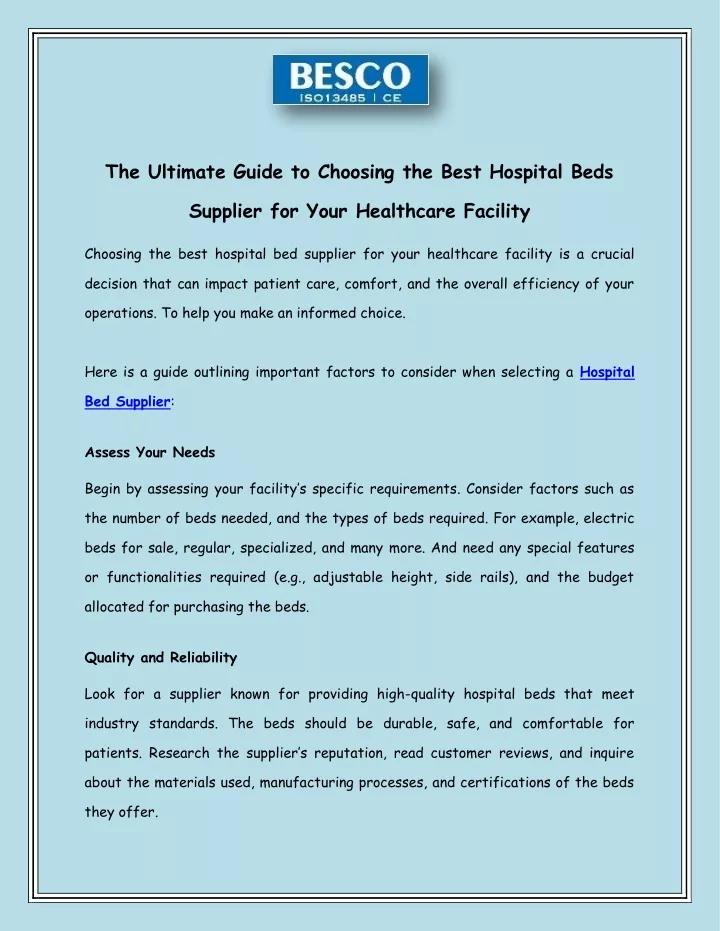 the ultimate guide to choosing the best hospital