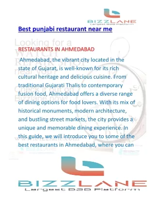 Best punjabi restaurant near me