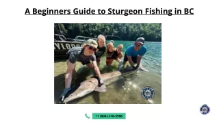 A Beginners Guide to Sturgeon Fishing in BC