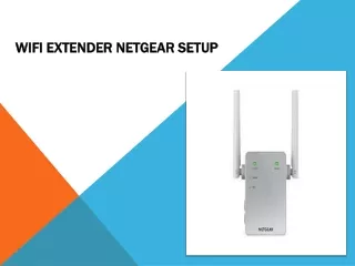 mywifiext netgear setup