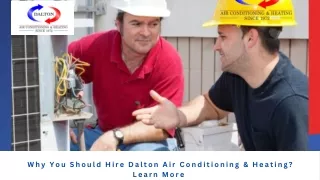 Furnace Repair Services - Dalton Air Conditioning & Heating