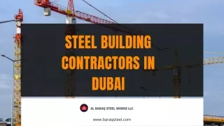 steel building contractors in Dubai