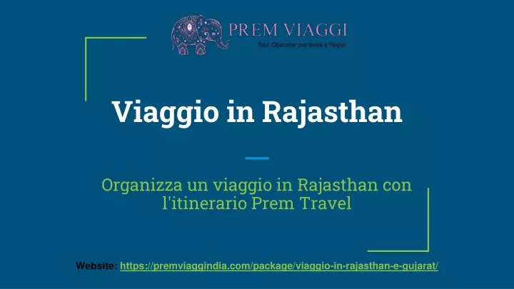 viaggio in rajasthan