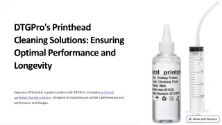 dtgpro s printhead cleaning solutions ensuring