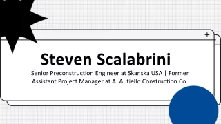 Steven Scalabrini - A Persuasive Representative - Oakland, NJ