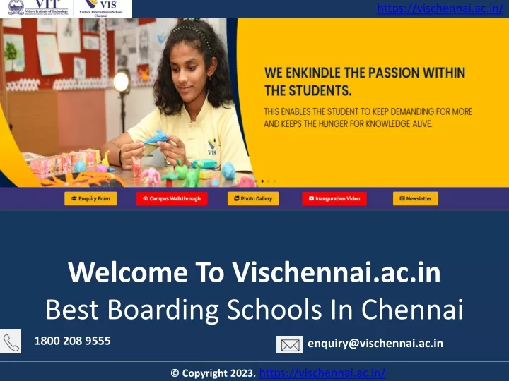 https vischennai ac in