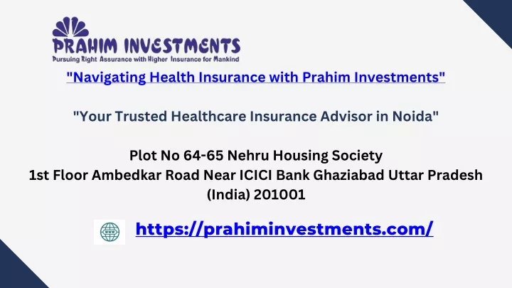 navigating health insurance with prahim