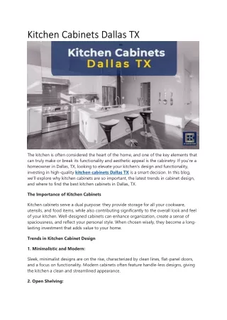 Kitchen Cabinets Dallas TX | A Cabinet Hub