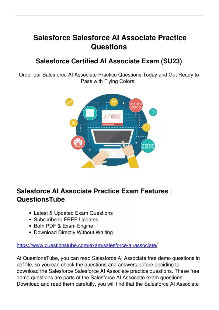 PPT - Use QuestionsTube's AI Associate Practice Exam With Questions And ...