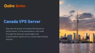 Onlive Server: Top-Notch Canada VPS Server Hosting for Unparalleled Performance