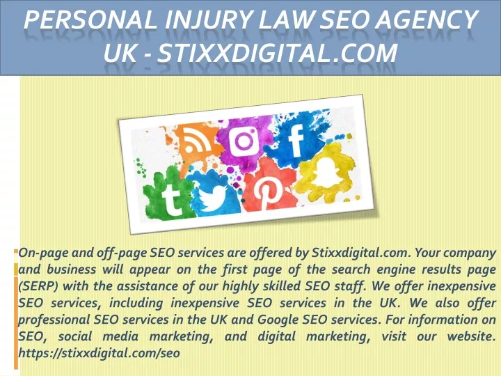 personal injury law seo agency uk stixxdigital com