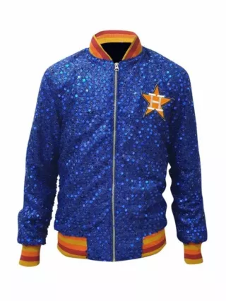 Baseball Team Houston Astros Sequin Blue Jacket