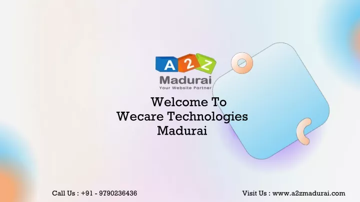 welcome to wecare technologies madurai