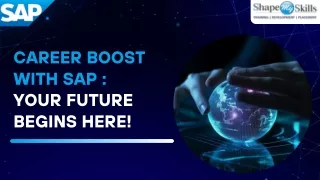 Career Boost with SAP  Your Future Begins Here!