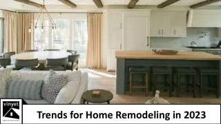 Trends for Home Remodeling