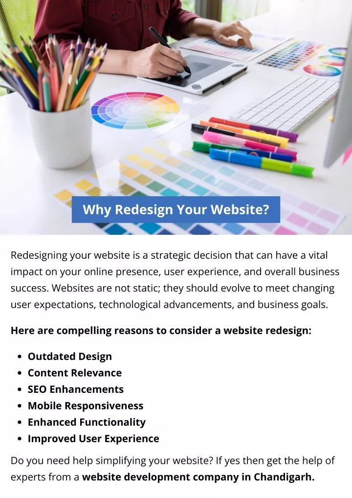 why redesign your website