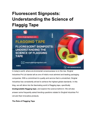 fluorescent signposts understanding the science