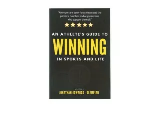 Download An Athletes Guide To Winning In Sports and Life For athletes with big d