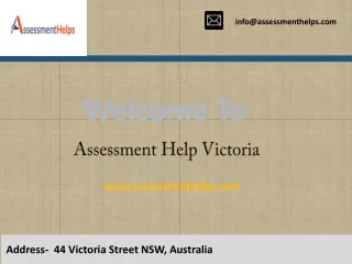 Assessment Help Victoria