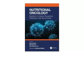 Download Nutritional Oncology free acces
