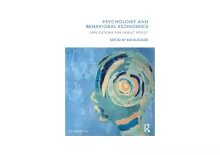 Download PDF Psychology and Behavioral Economics free acces