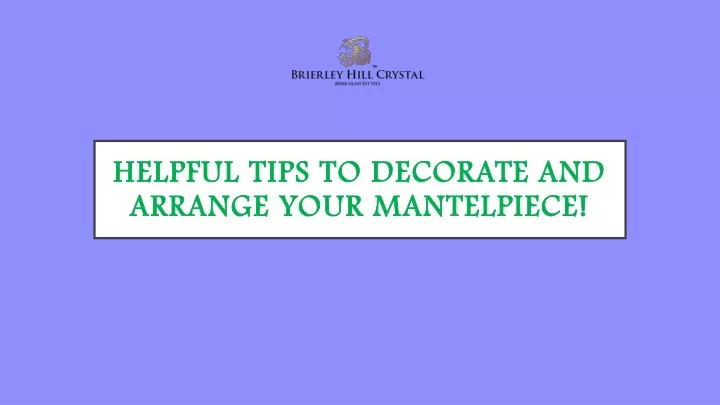 helpful tips to decorate and helpful tips