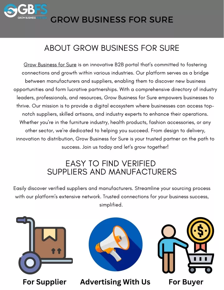 grow business for sure