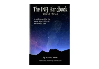 Download The INFJ Handbook A guide to and for the rarest Myers Briggs personalit