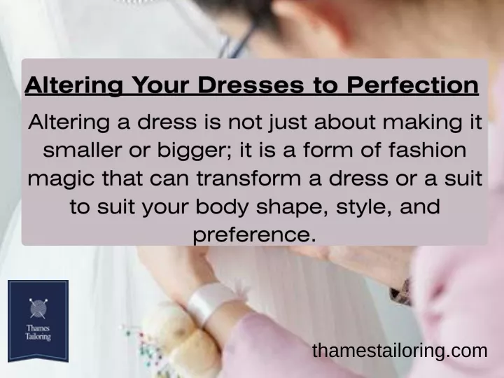 altering your dresses to perfection