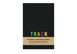 Download PDF Track Kids mood  and  behaviour journal Emotion and behavioural tra