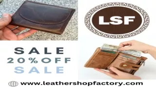 Stylish Mens Leather Wallets – Leather Shop Factory