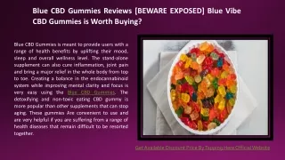 Blue CBD Gummies Reviews1