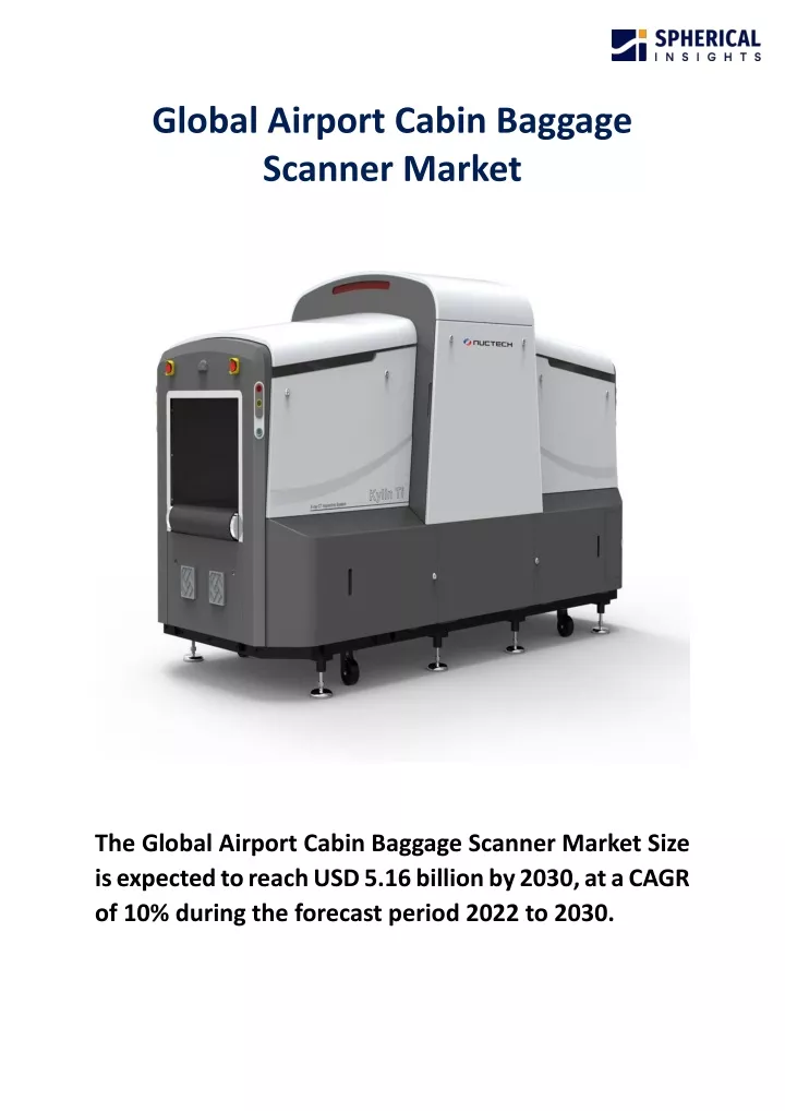 global airport cabin baggage scanner market