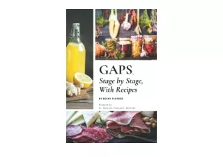 Kindle online PDF GAPS Stage by Stage With Recipes unlimited