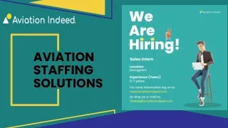 Aviation Staffing Solutions, Recruitment Consultants for Aerospace & Defence