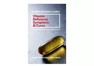 Ebook download Vitamin Deficiency Symptoms  and  Cures Modern Deficiency Illness