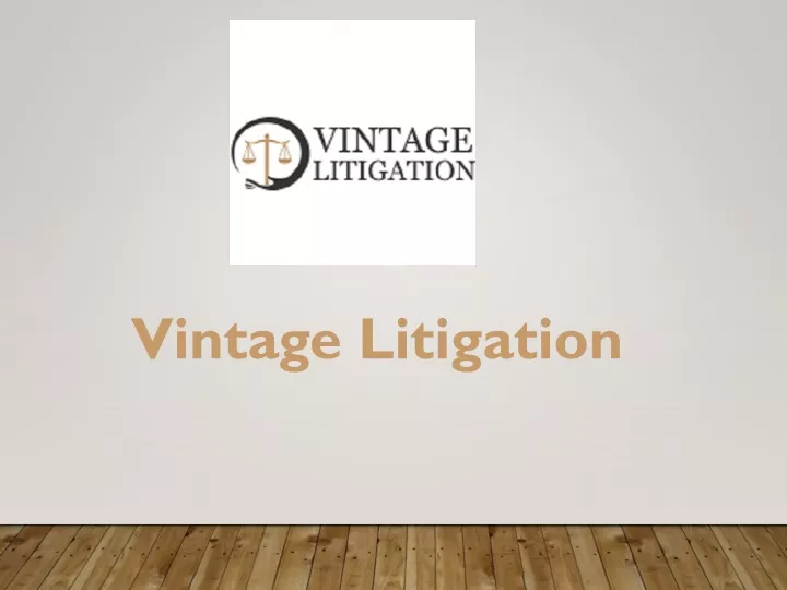 vintage litigation