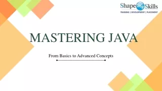 Java Training Course in Noida | Java Certification Online