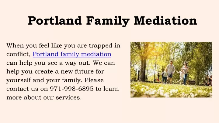 portland family mediation