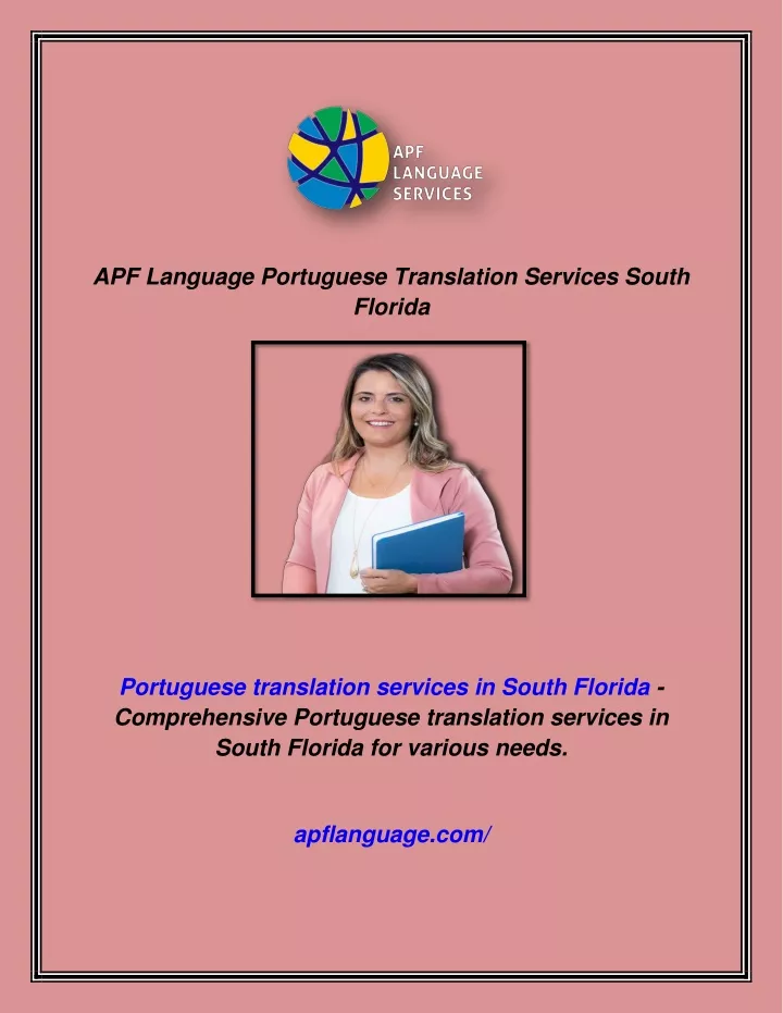 apf language portuguese translation services