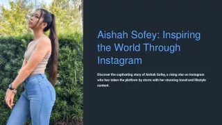 Aishah Sofey Instagram - Discover Her Inspiring Journey