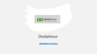 Valuation Services Dealplexus