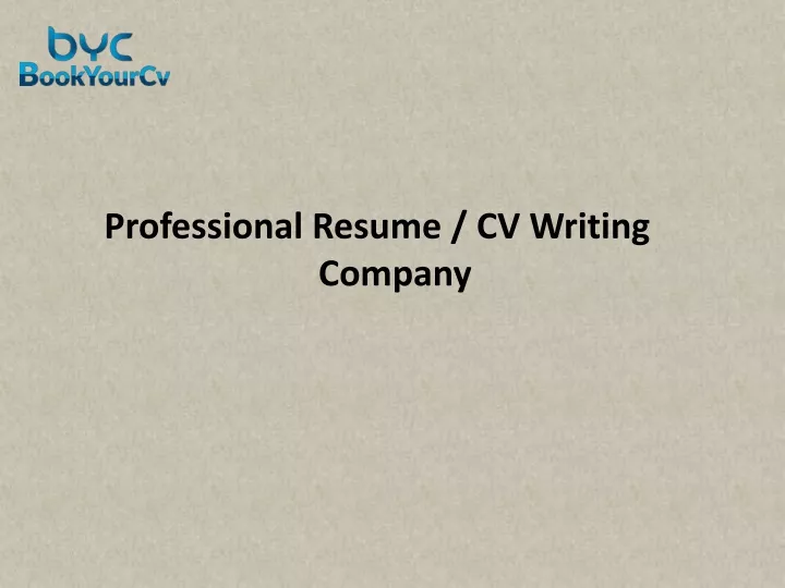 professional resume cv writing company
