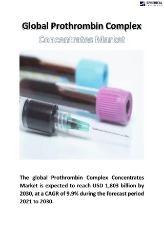 Global Prothrombin Complex Concentrates Market