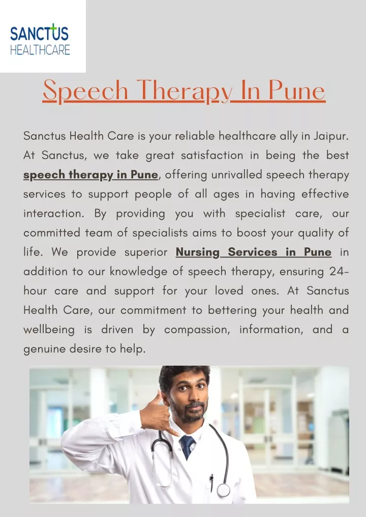 speech therapy in pune