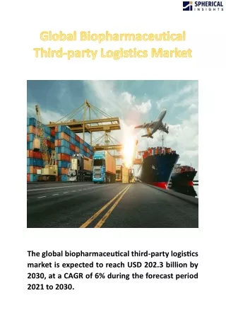 Global Biopharmaceutical Third-party Logistics Market
